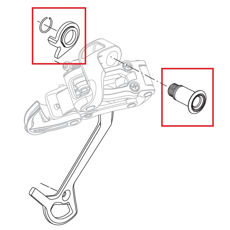 Bolt kit SRAM X7/X9/DUAL DRIVE27/9/7/5 2004-05