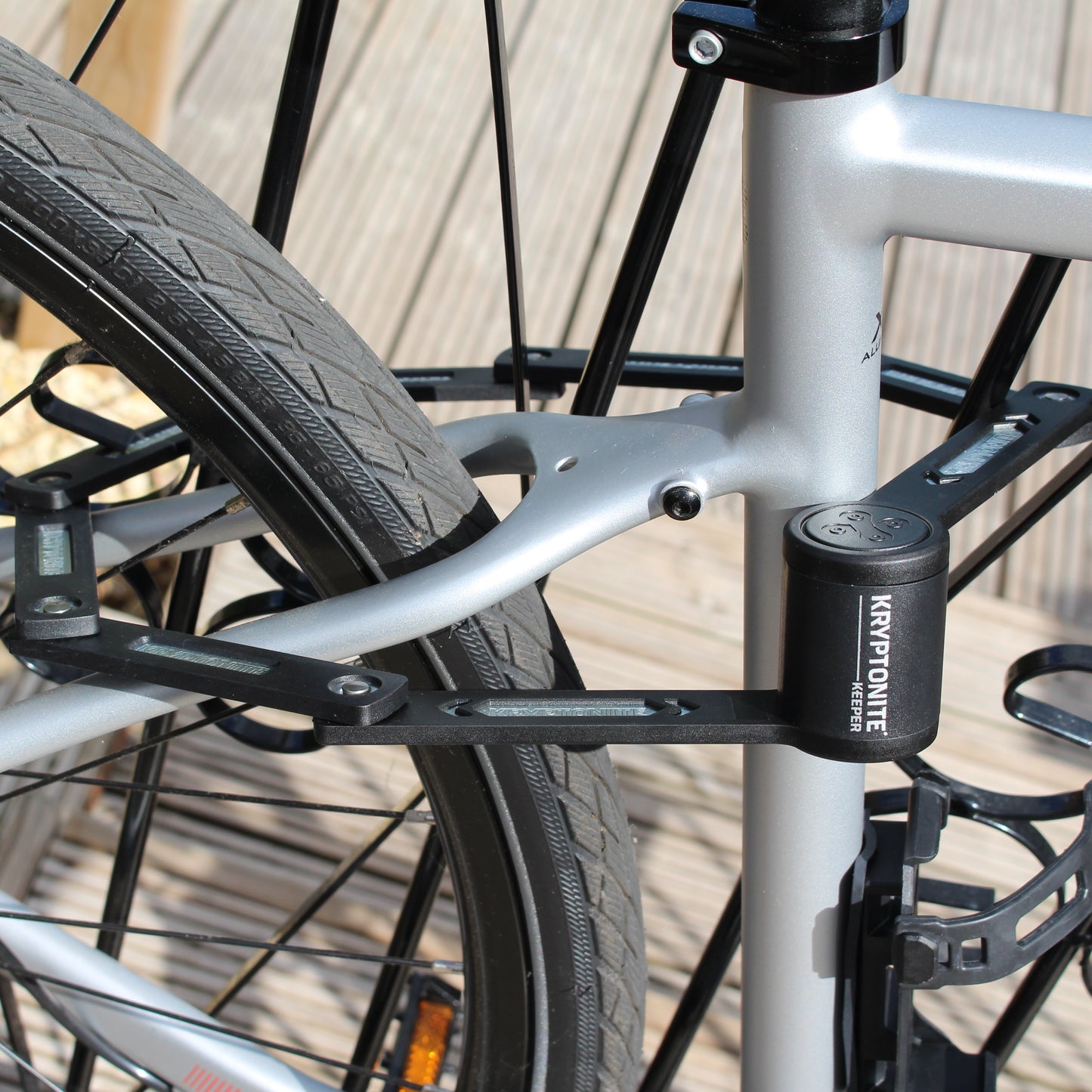 Vikbar Ledad Stöldskyddslås KRYPTONITE KEEPER MINI FÄLLBAR