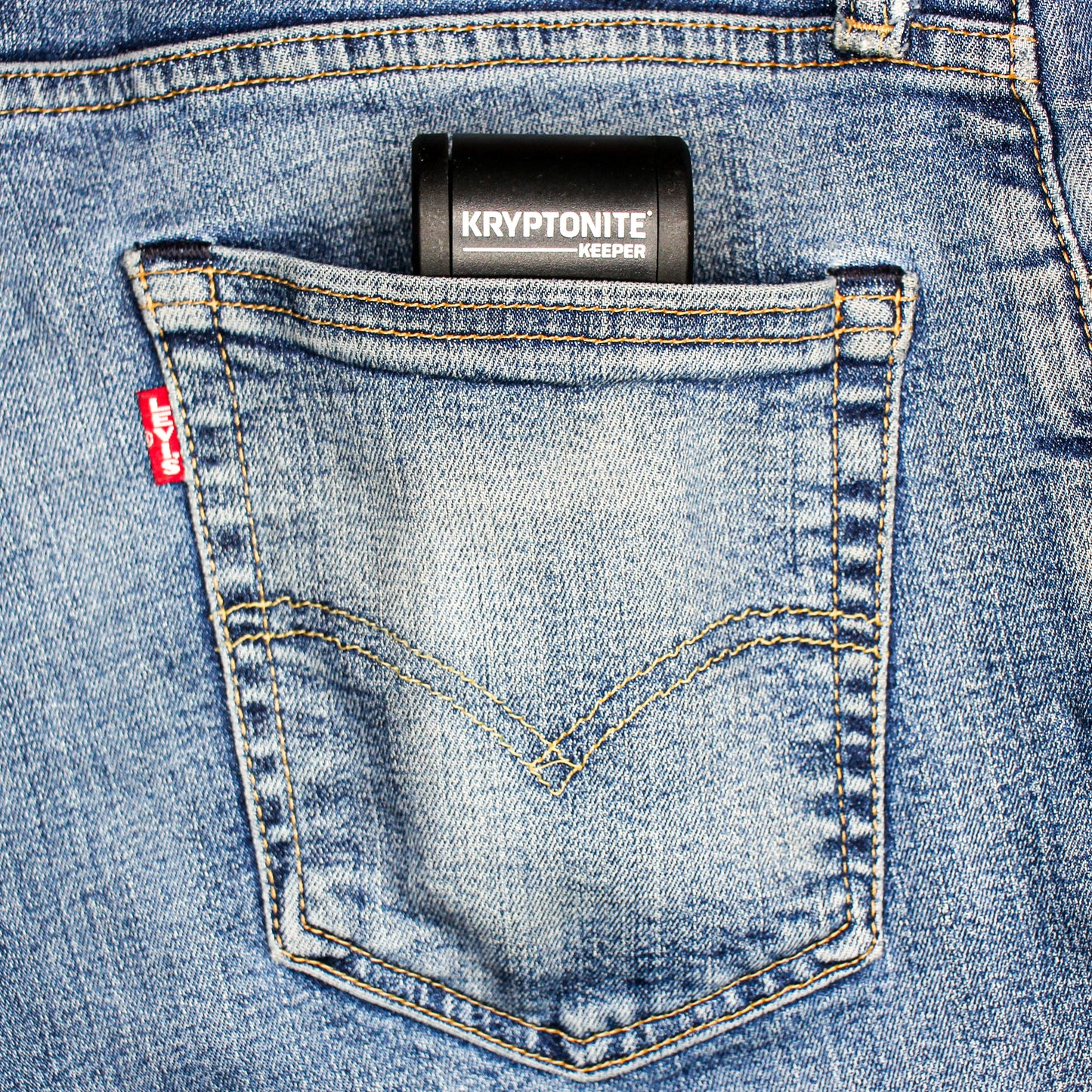 Vikbar Ledad Stöldskyddslås KRYPTONITE KEEPER MINI FÄLLBAR