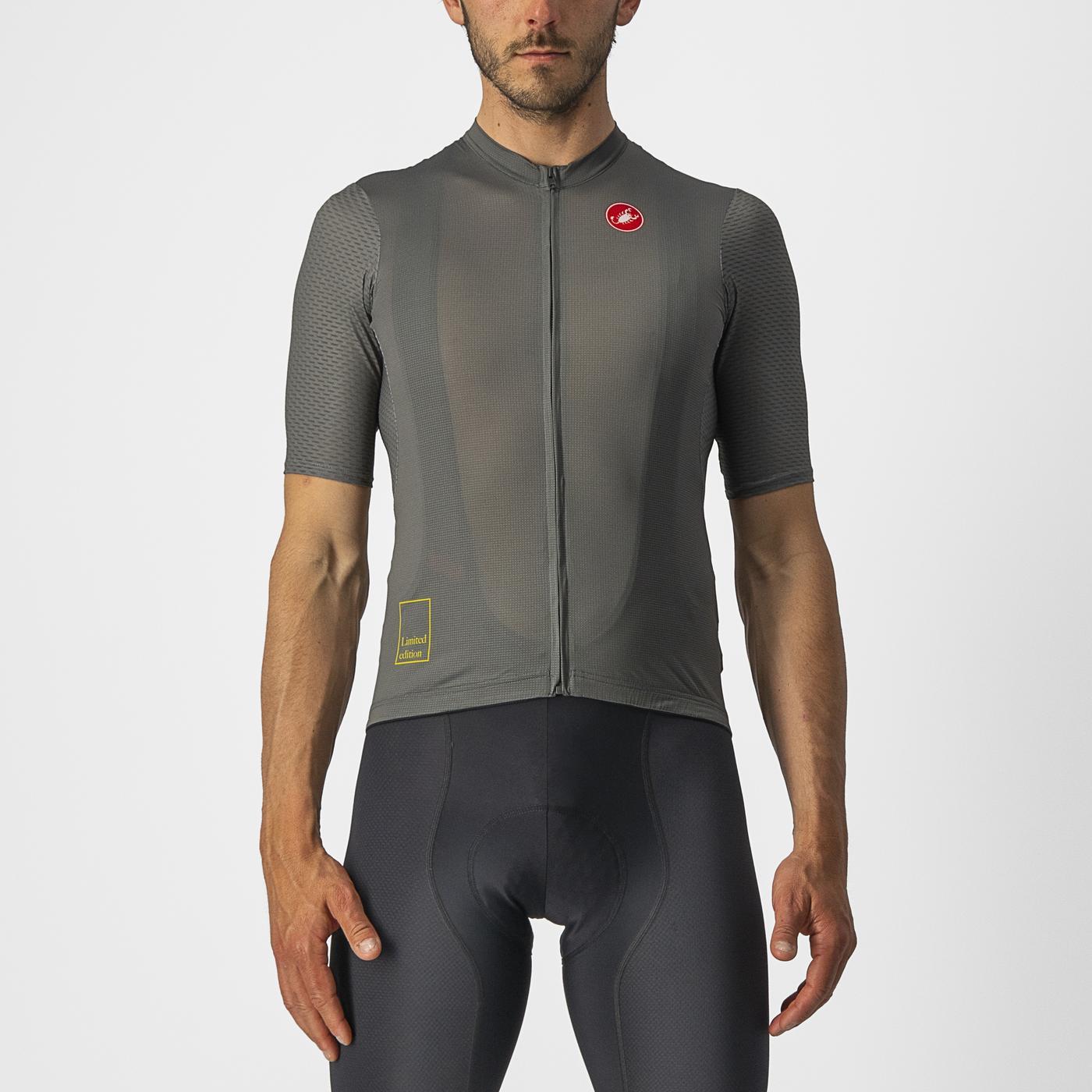 CASTELLI BREATHE ATTACK Short Sleeve Jersey Grey Green