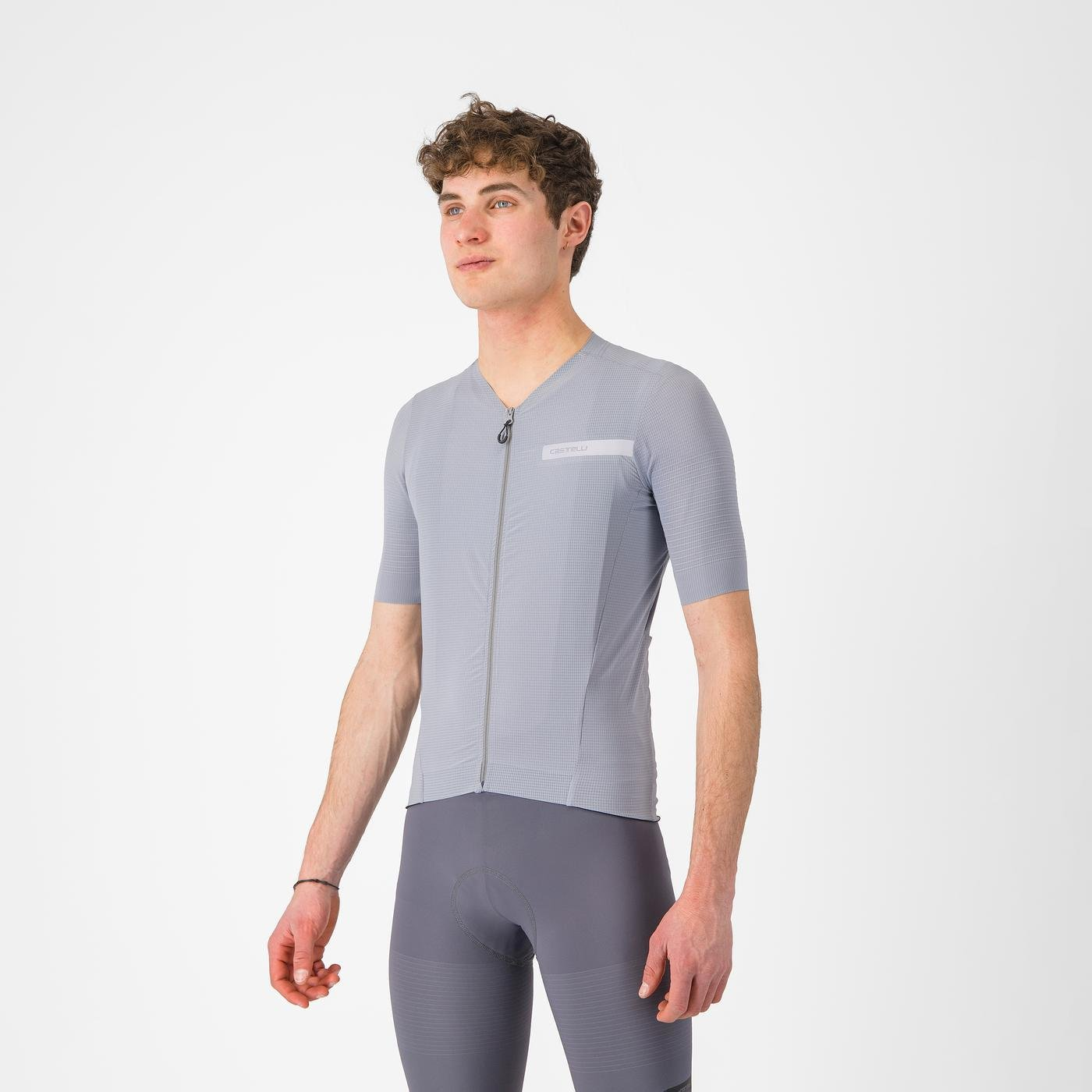 CASTELLI PREMIO EVO Kortärmad Jersey Grå