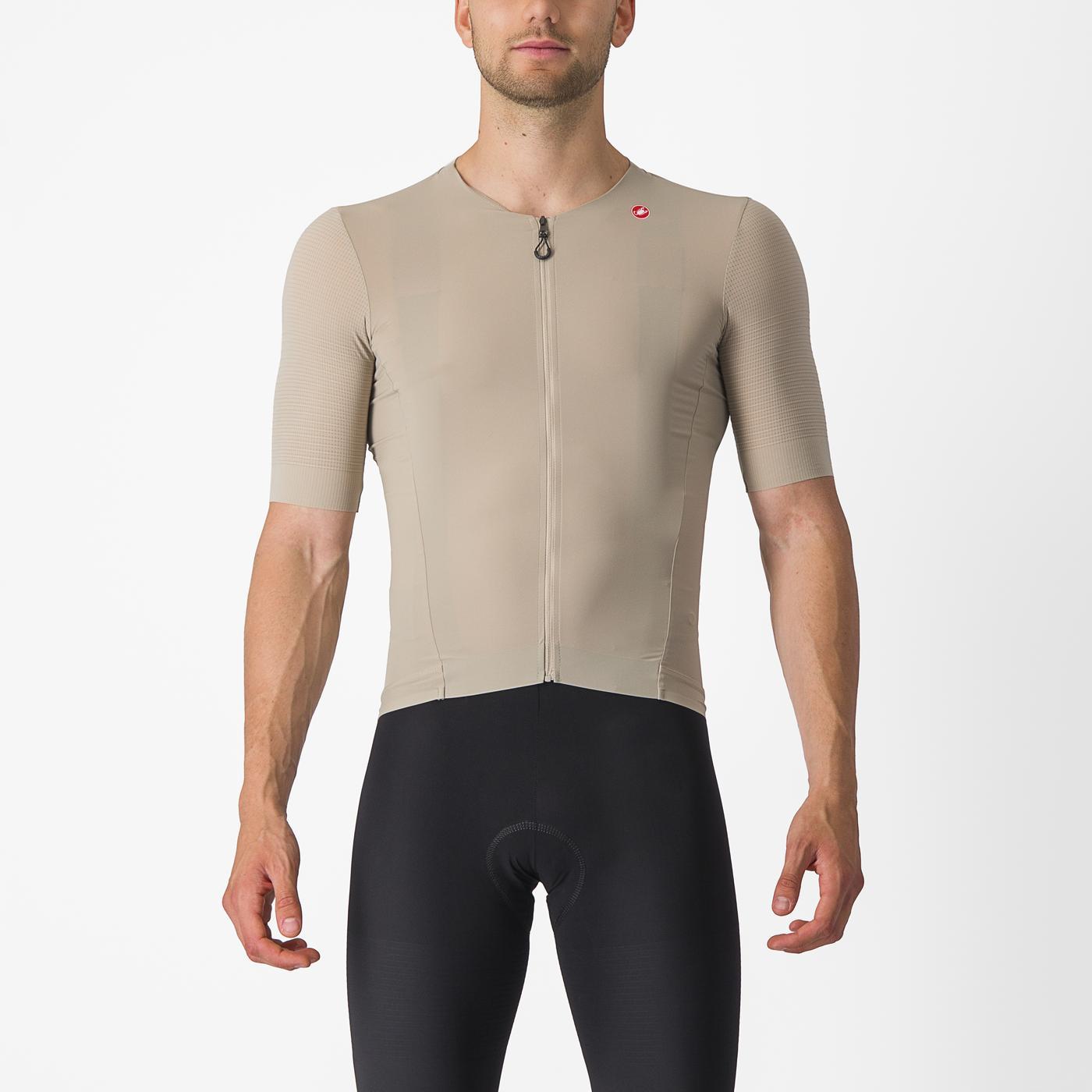 CASTELLI PREMIO Kortärmad Beige Jersey
