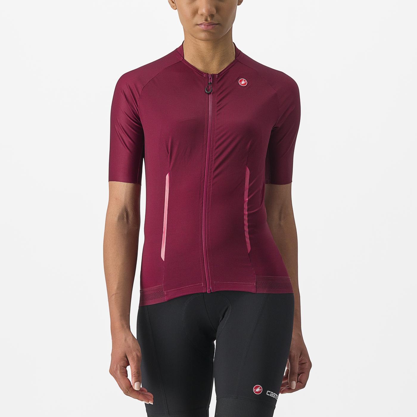 CASTELLI ENDURANCE Women's Short Sleeve Jersey Bordeaux