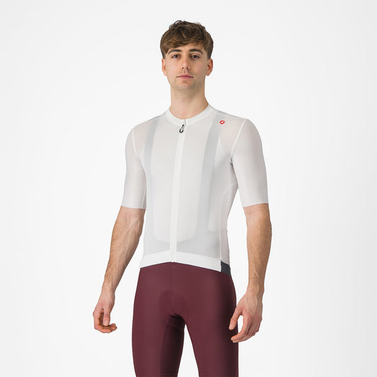 CASTELLI ESPRESSO Kortärmad Jersey Vit
