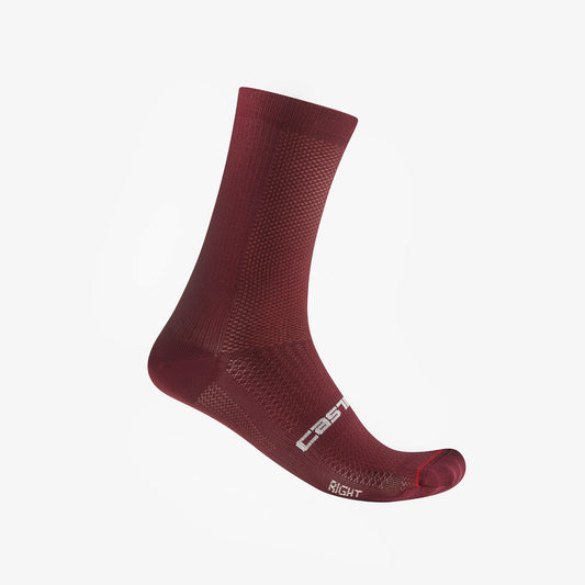 CASTELLI ESPRESSO 18 Strumpor Bordeaux