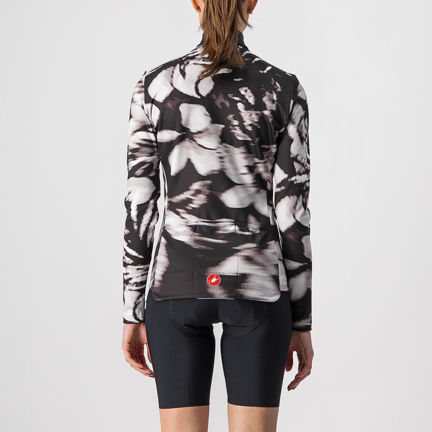 CASTELLI UNLIMITED THERMAL Långärmad damtröja Svart/Vit