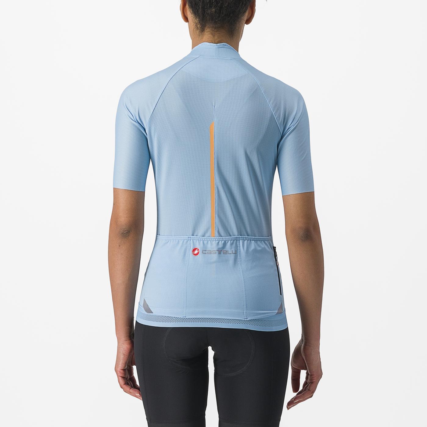 Women's CASTELLI ENDURANCE Short Sleeve Jersey Blue/White