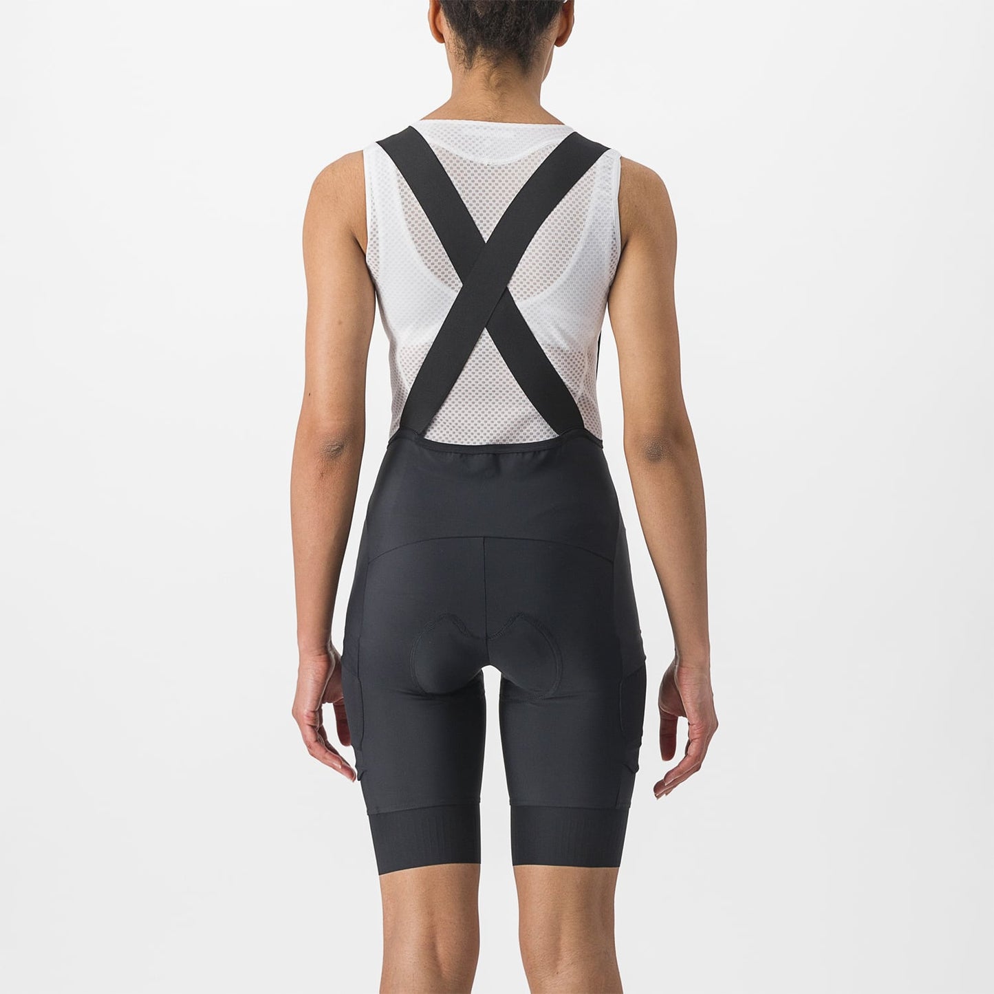 CASTELLI UNLIMITED CARGO Korta bibtights för kvinnor Svart