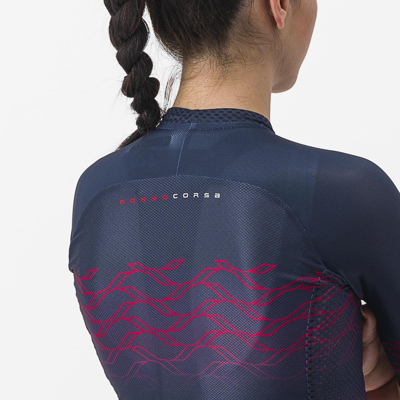 CASTELLI CLIMBER'S 2.0 Women's Short Sleeve Jersey Blue/White