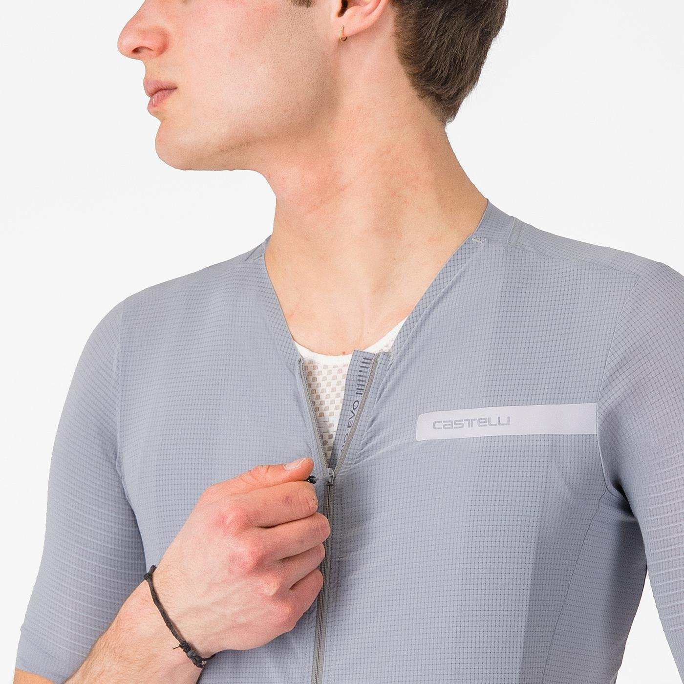 CASTELLI PREMIO EVO Kortärmad Jersey Grå