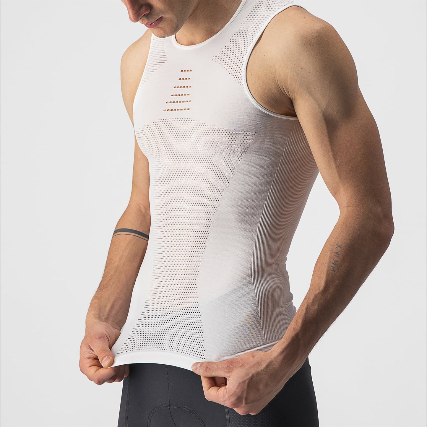 CASTELLI CORE SEAMLESS Ärmlösa underkläder Vit