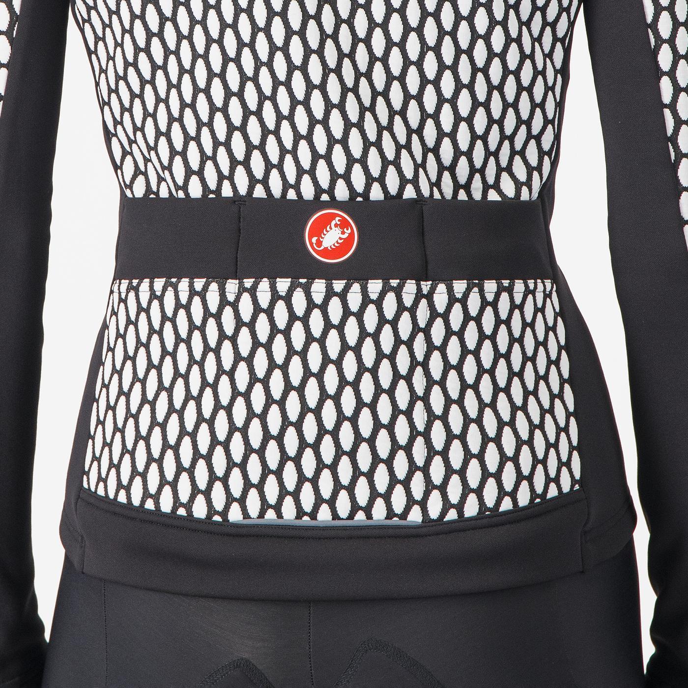 CASTELLI SFIDA 2 Långärmad damtröja Svart/Vit