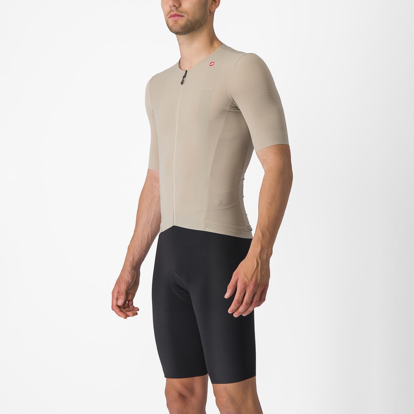 CASTELLI PREMIO Kortärmad Beige Jersey