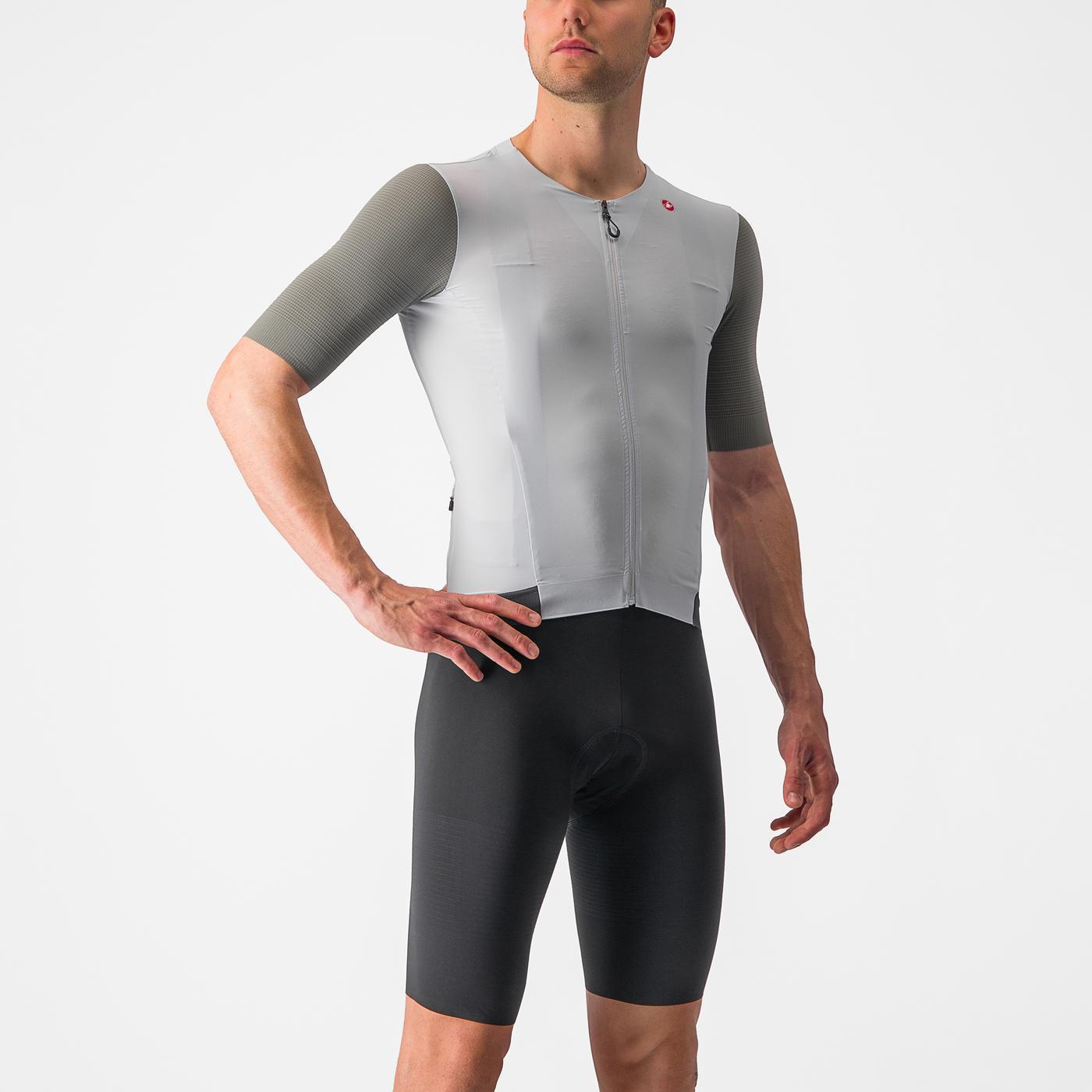 CASTELLI PREMIO Kortärmad Jersey Svart/Grå