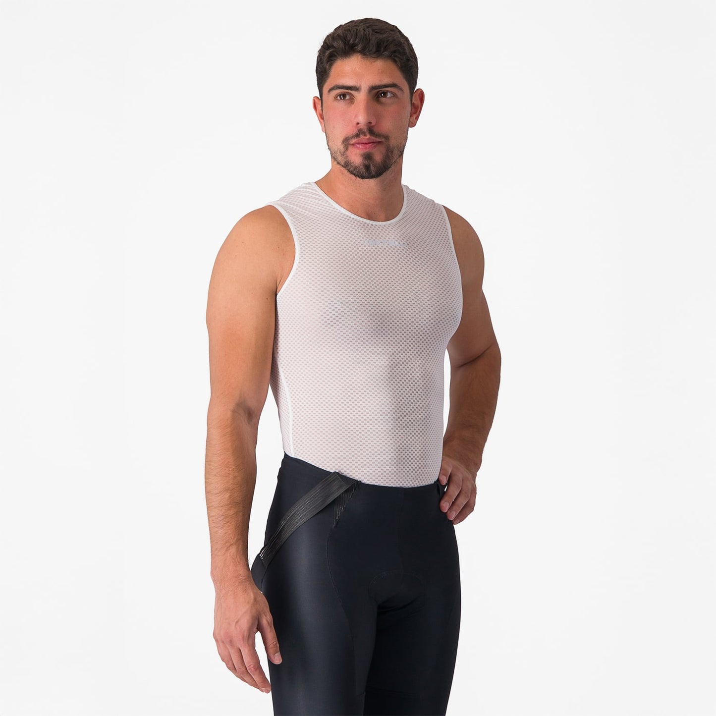 CASTELLI PRO MESH 2.0 Ärmlösa underkläder Vit