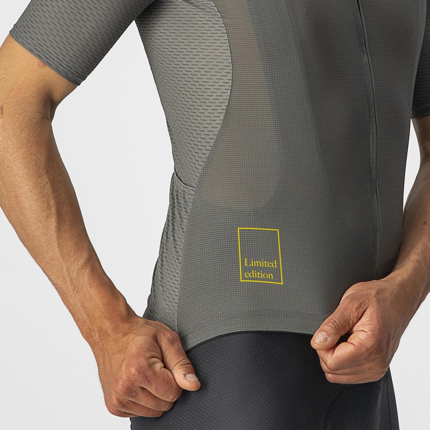 CASTELLI BREATHE ATTACK Short Sleeve Jersey Grey Green