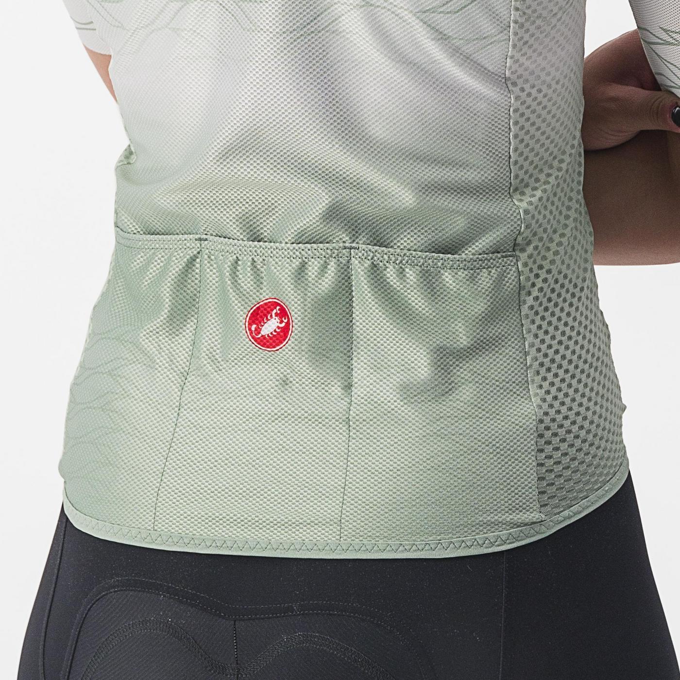 CASTELLI CLIMBER'S 2.0 Women's Short Sleeve Jersey Grey/Green