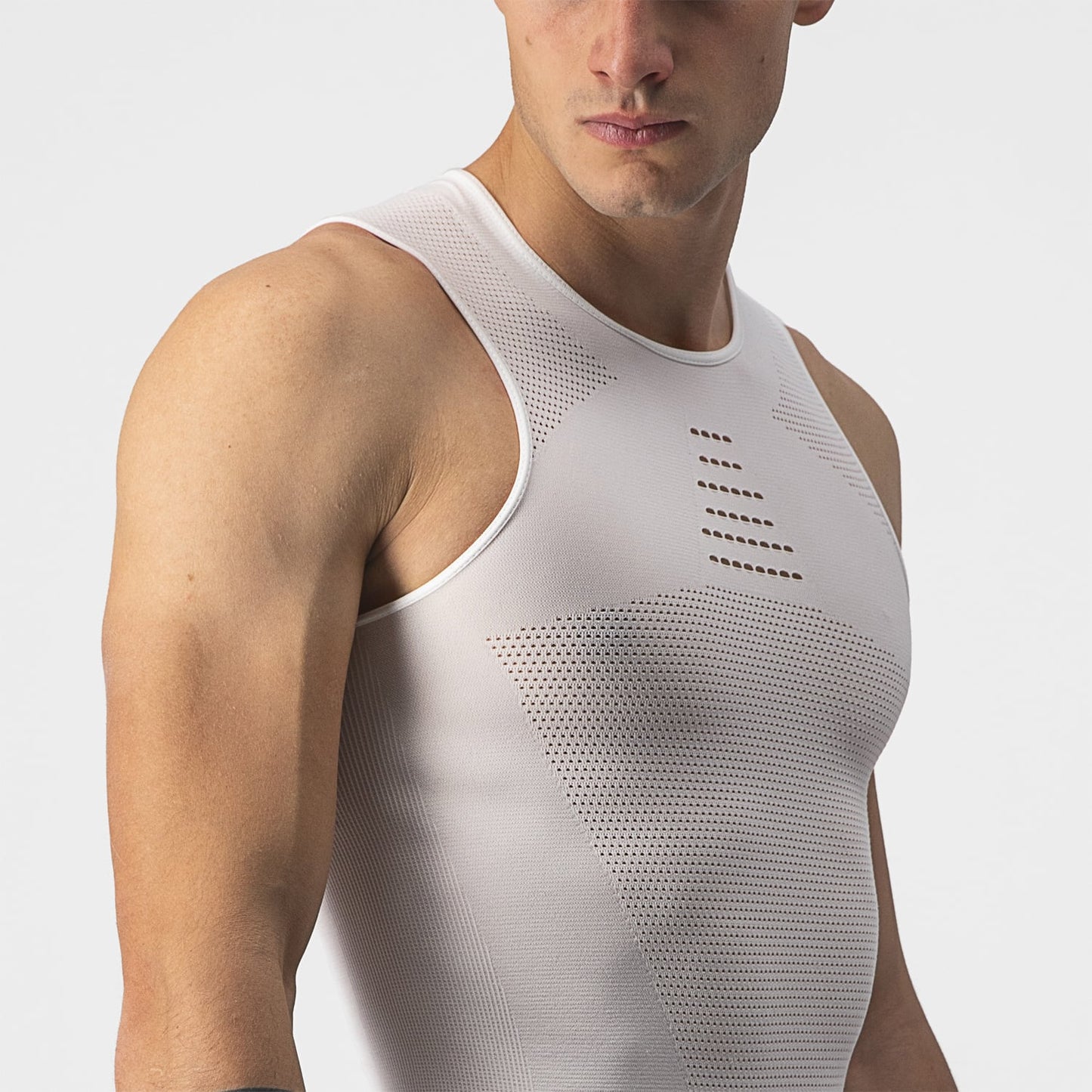 CASTELLI CORE SEAMLESS Ärmlösa underkläder Vit