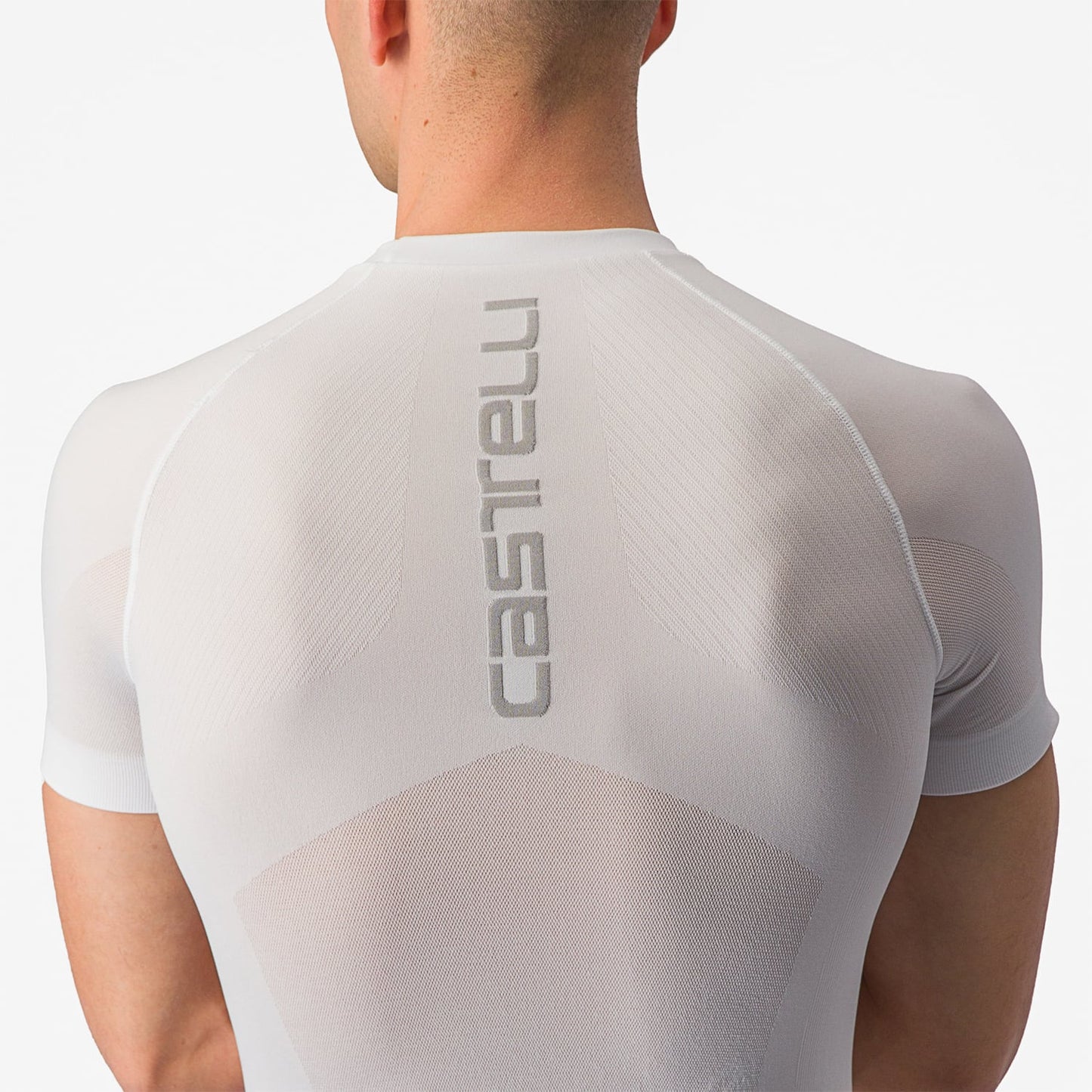 CASTELLI CORE SEAMLESS Underkläder med kort ärm Vit