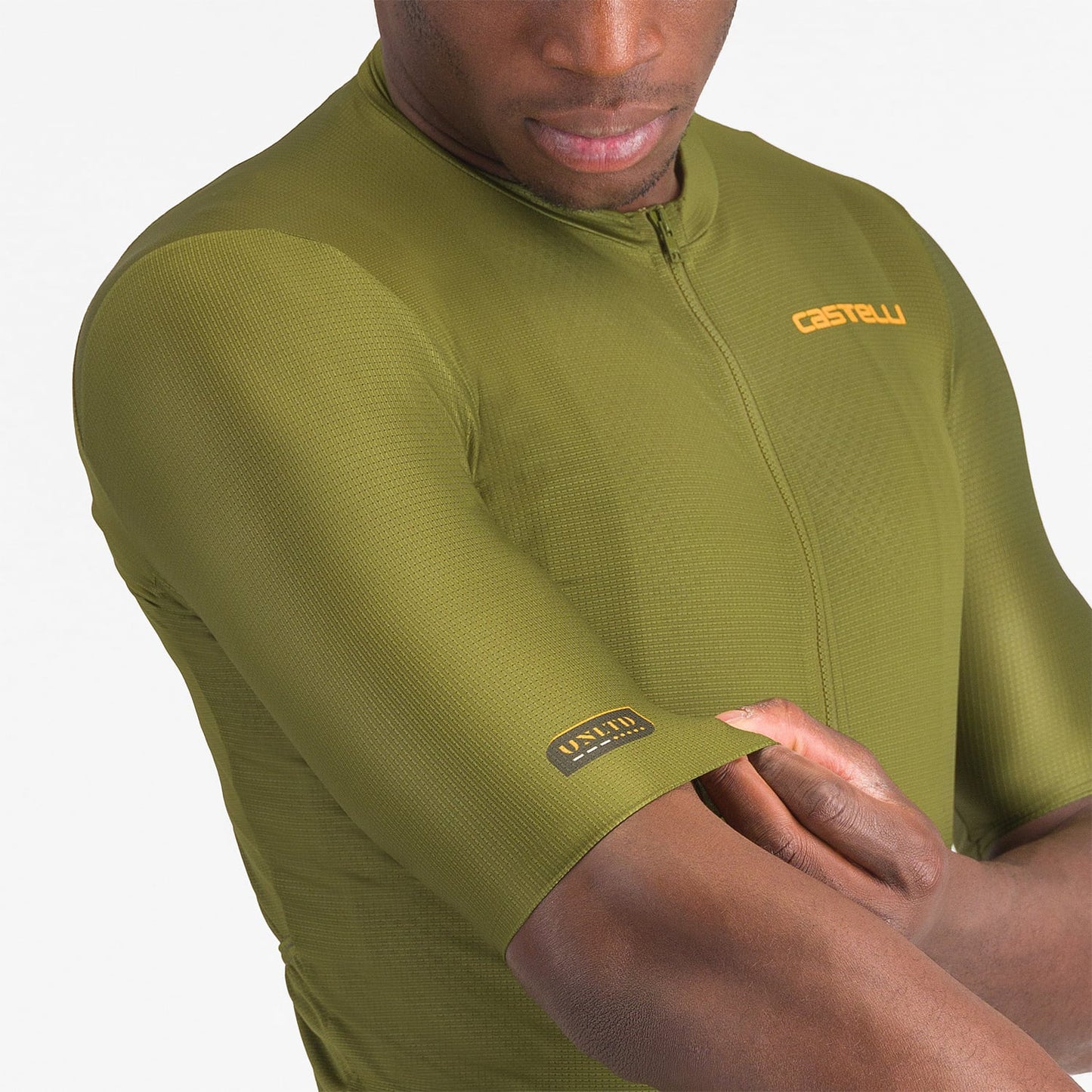 CASTELLI UNLIMITED ENTRATA 3 Kortärmad Jersey Khaki