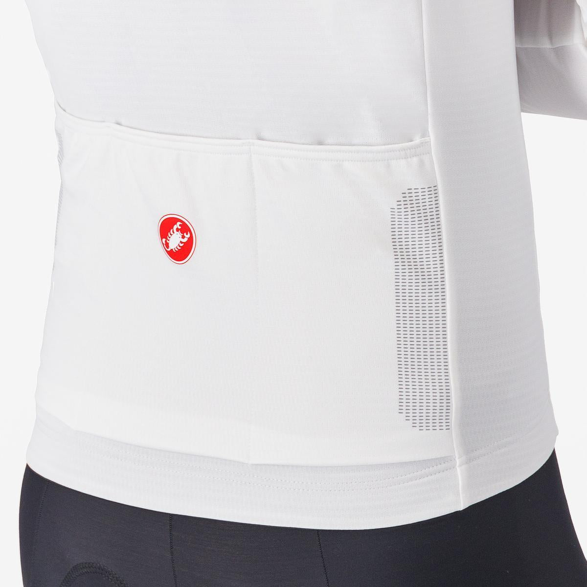 CASTELLI PURO 4 Långärmad elfenbensfärgad Jersey