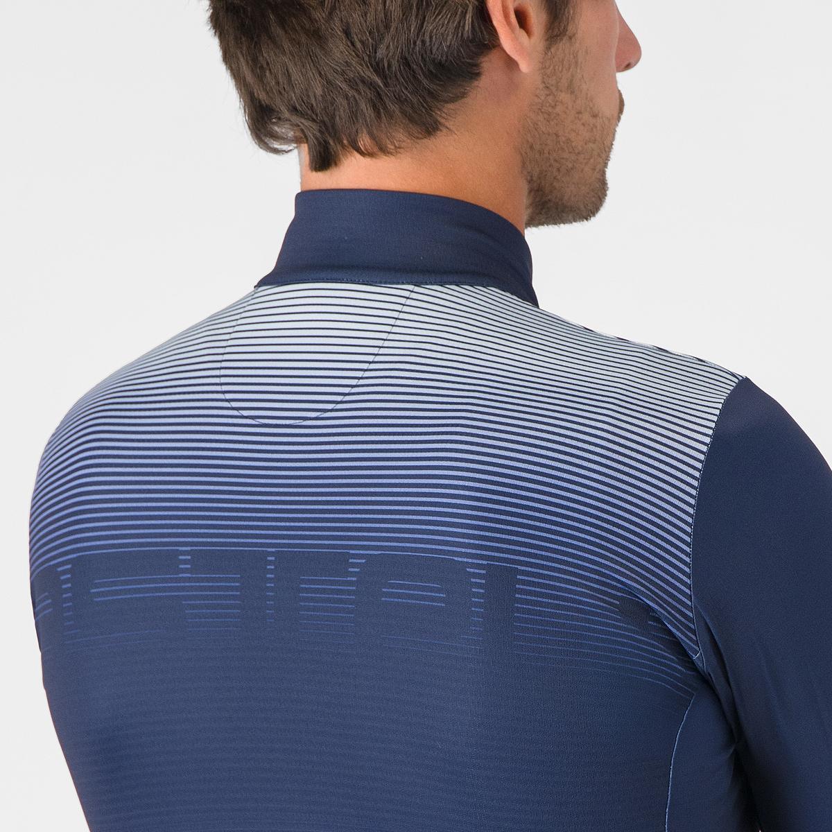 CASTELLLI APICE THERMAL Long Sleeve Jersey Blue/Orange