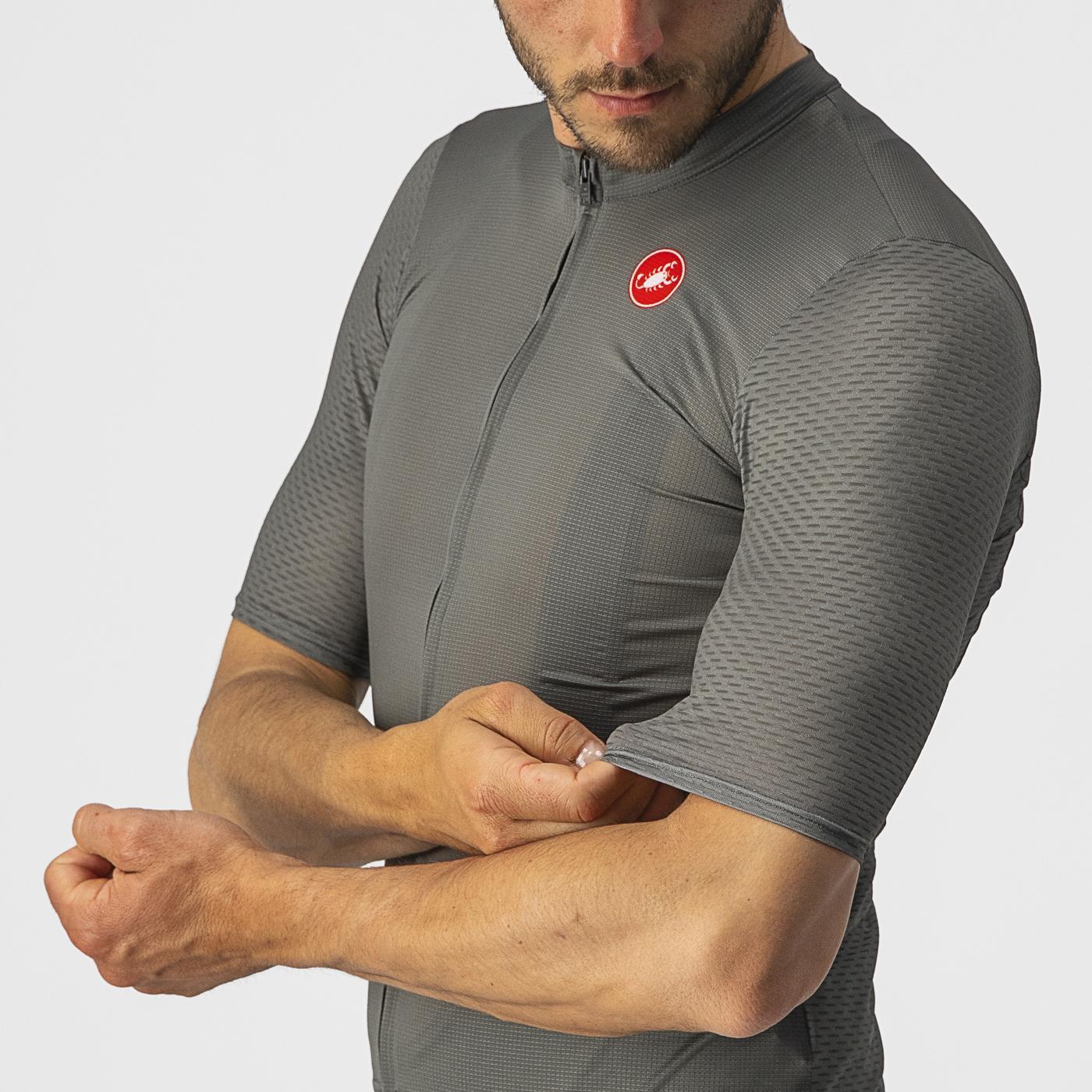 CASTELLI BREATHE ATTACK Short Sleeve Jersey Grey Green