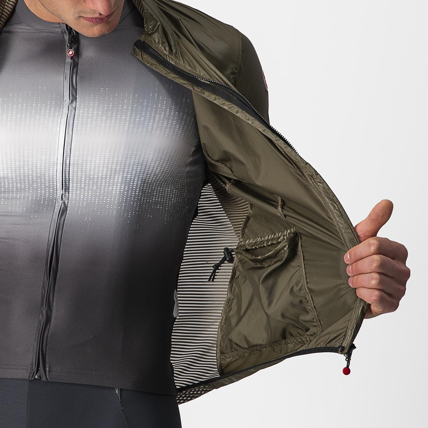 CASTELLI ARIA SHELL Jacka Brun