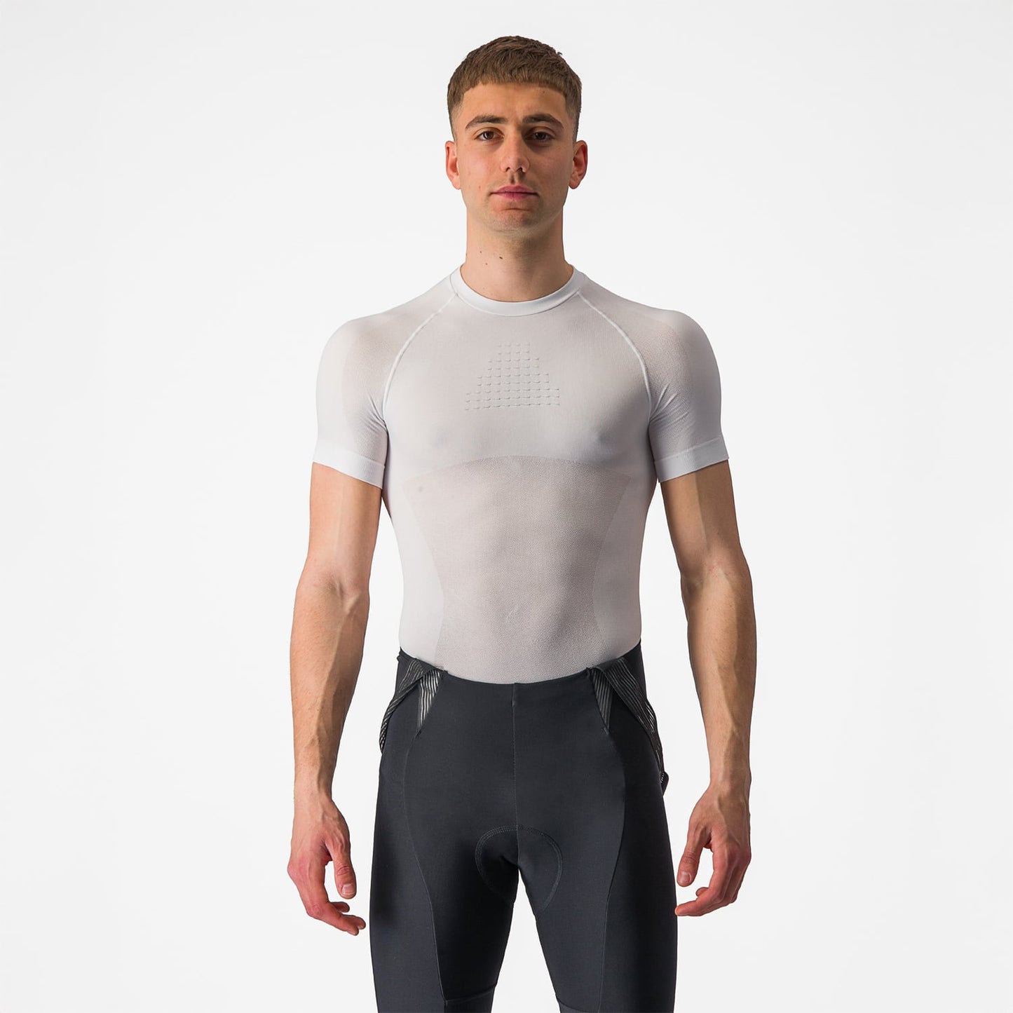 CASTELLI CORE SEAMLESS Underkläder med kort ärm Vit