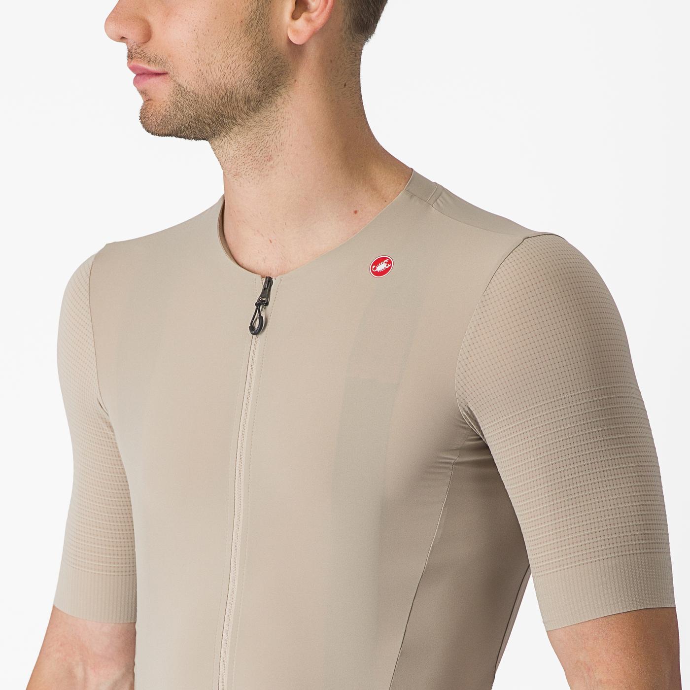 CASTELLI PREMIO Kortärmad Beige Jersey