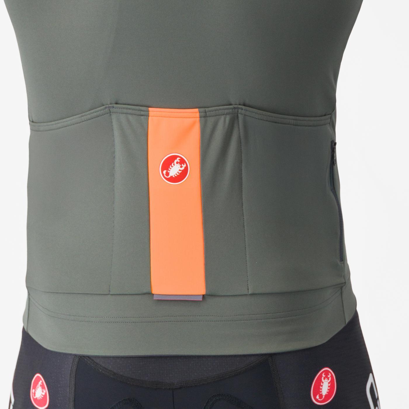 CASTELLI PROLOGO LITE Kortärmad Jersey Grå/Orange