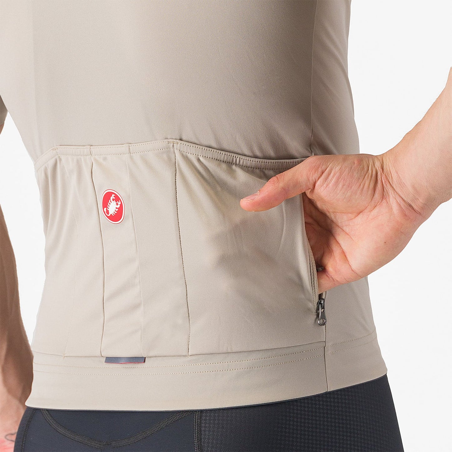 CASTELLI PROLOGO LITE Kortärmad Jersey Beige