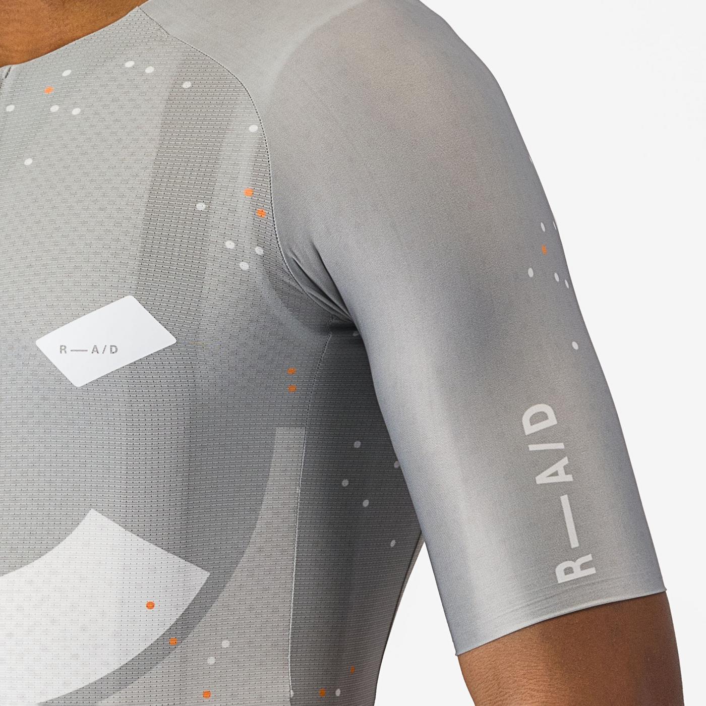 CASTELLI R-A/D Kortärmad Jersey Grå