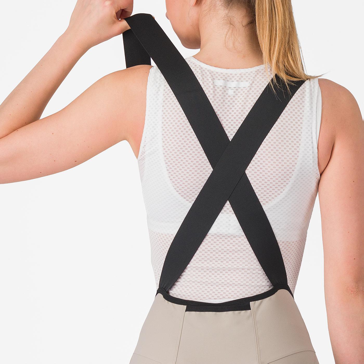 CASTELLI ESPRESSO W DT Beige Bib Tight för kvinnor
