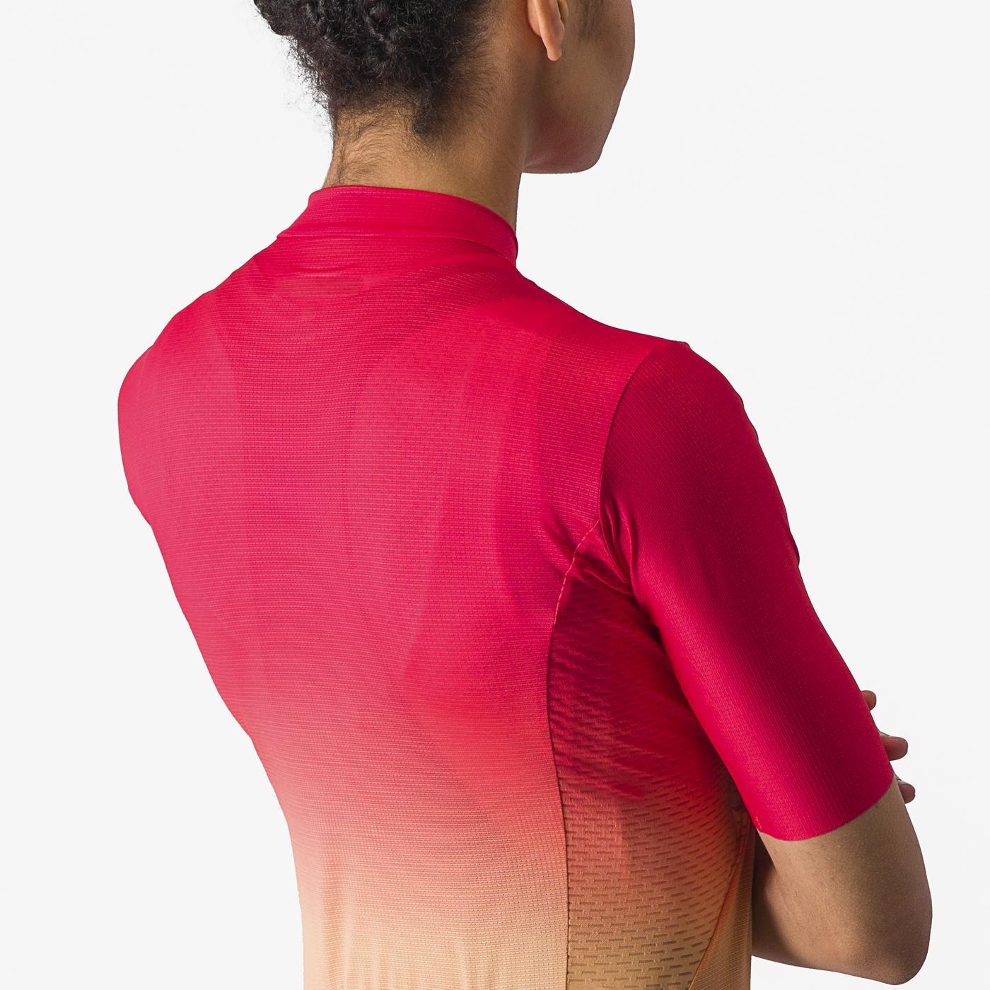 CASTELLI SALITA Kortärmad Jersey Rosa/Orange, Dam