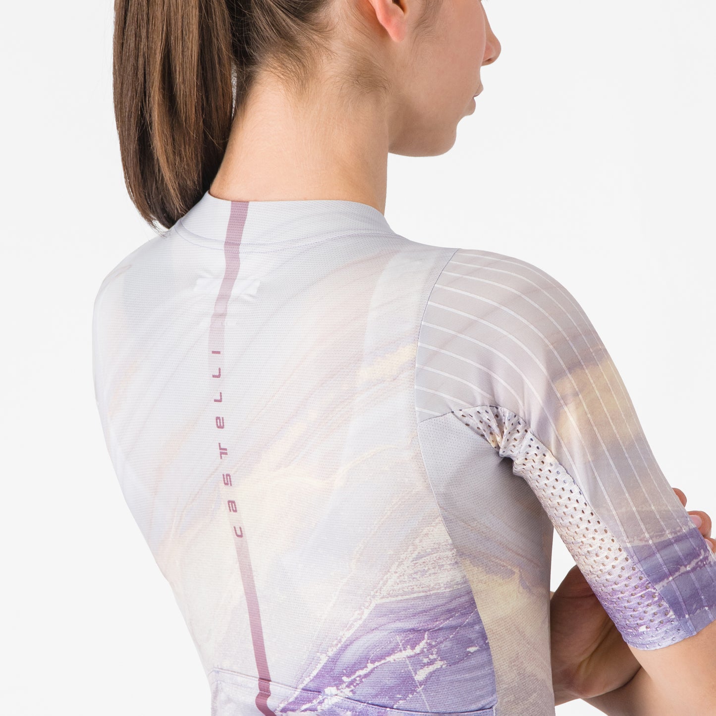 CASTELLI AERO PRO 8S kortärmad damtröja Multicolor