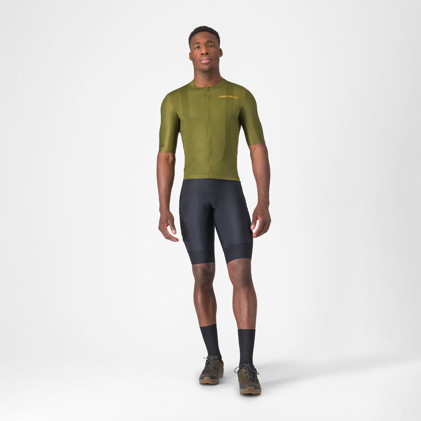 CASTELLI UNLIMITED ENTRATA 3 Kortärmad Jersey Khaki