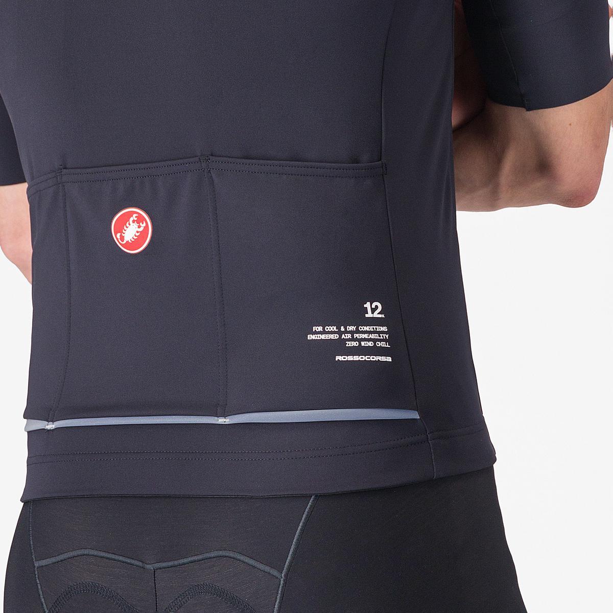 CASTELLI DO.DI.CI. Jacket Short Sleeve Black