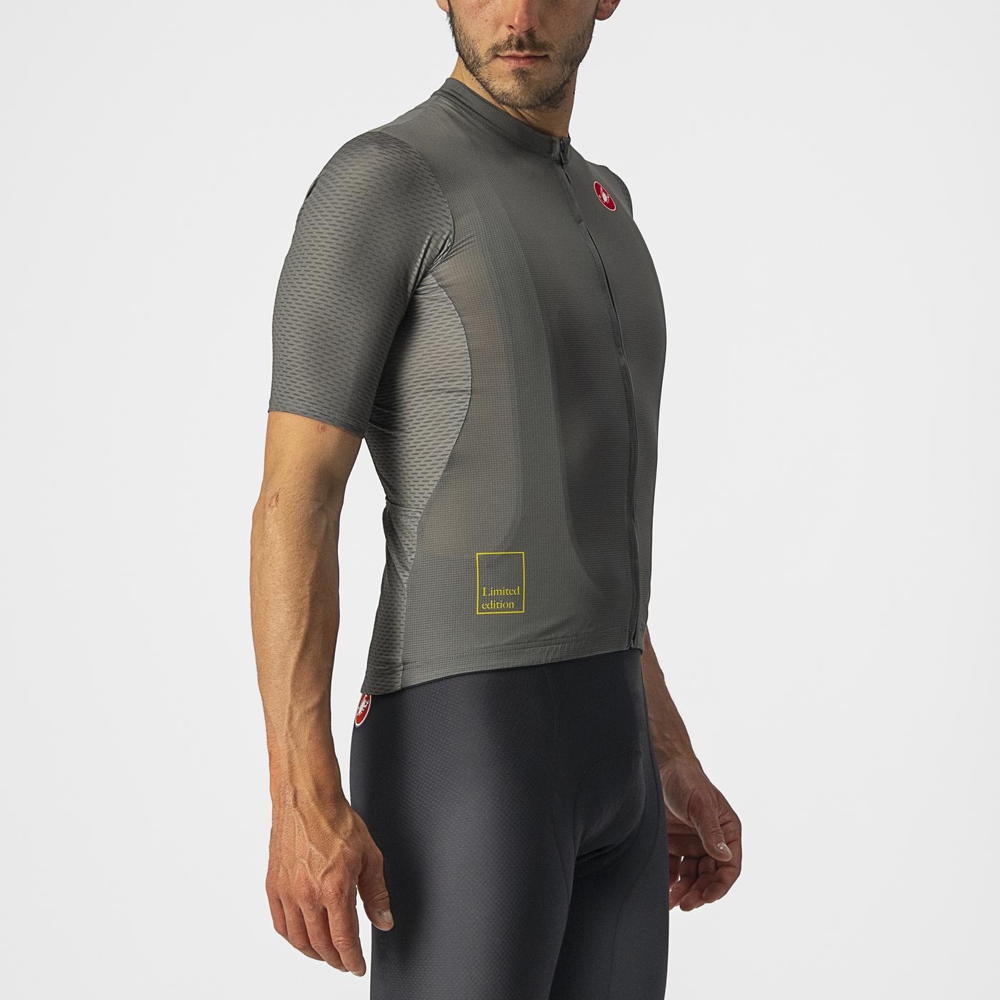 CASTELLI BREATHE ATTACK Short Sleeve Jersey Grey Green