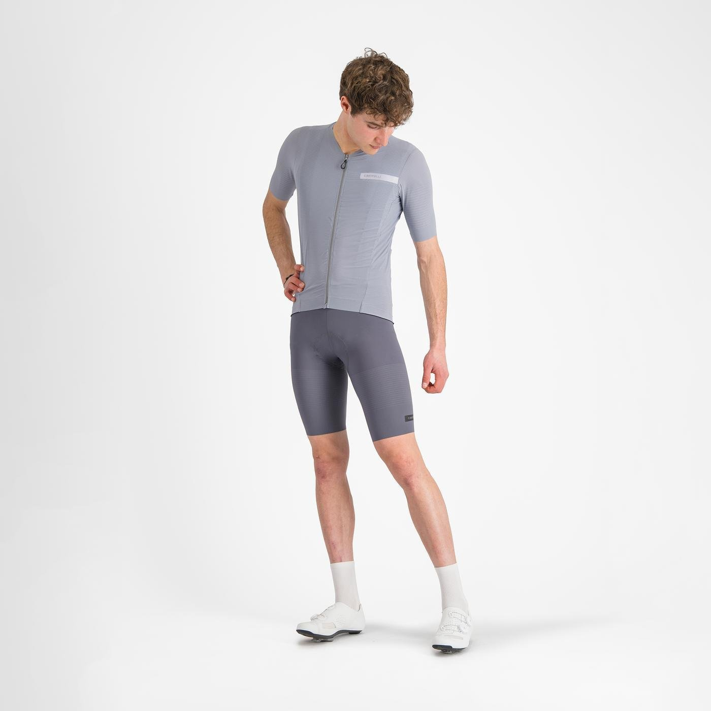 CASTELLI PREMIO EVO Kortärmad Jersey Grå