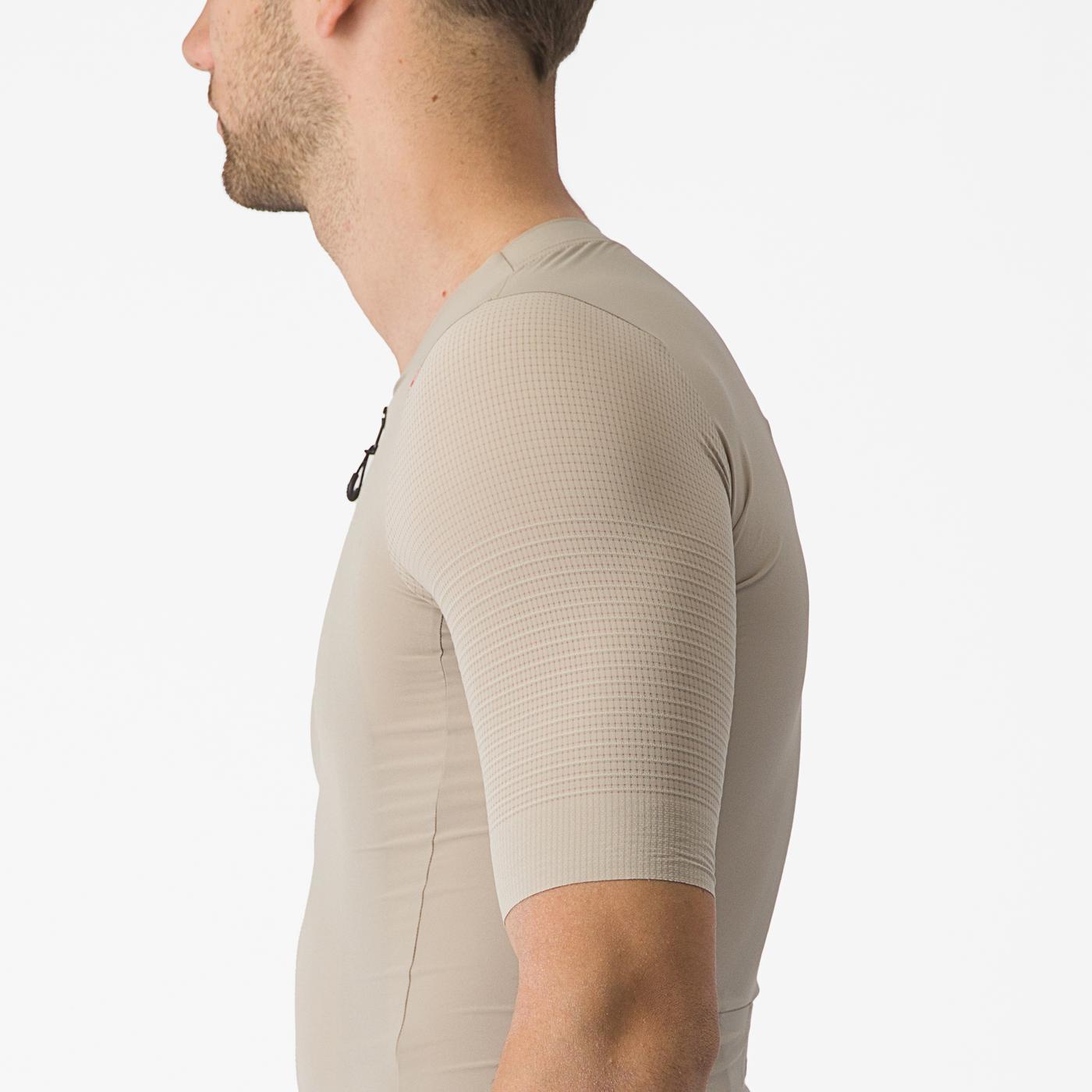 CASTELLI PREMIO Kortärmad Beige Jersey