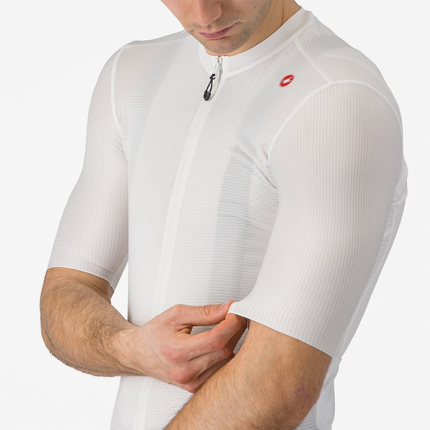 CASTELLI ESPRESSO Kortärmad Jersey Vit