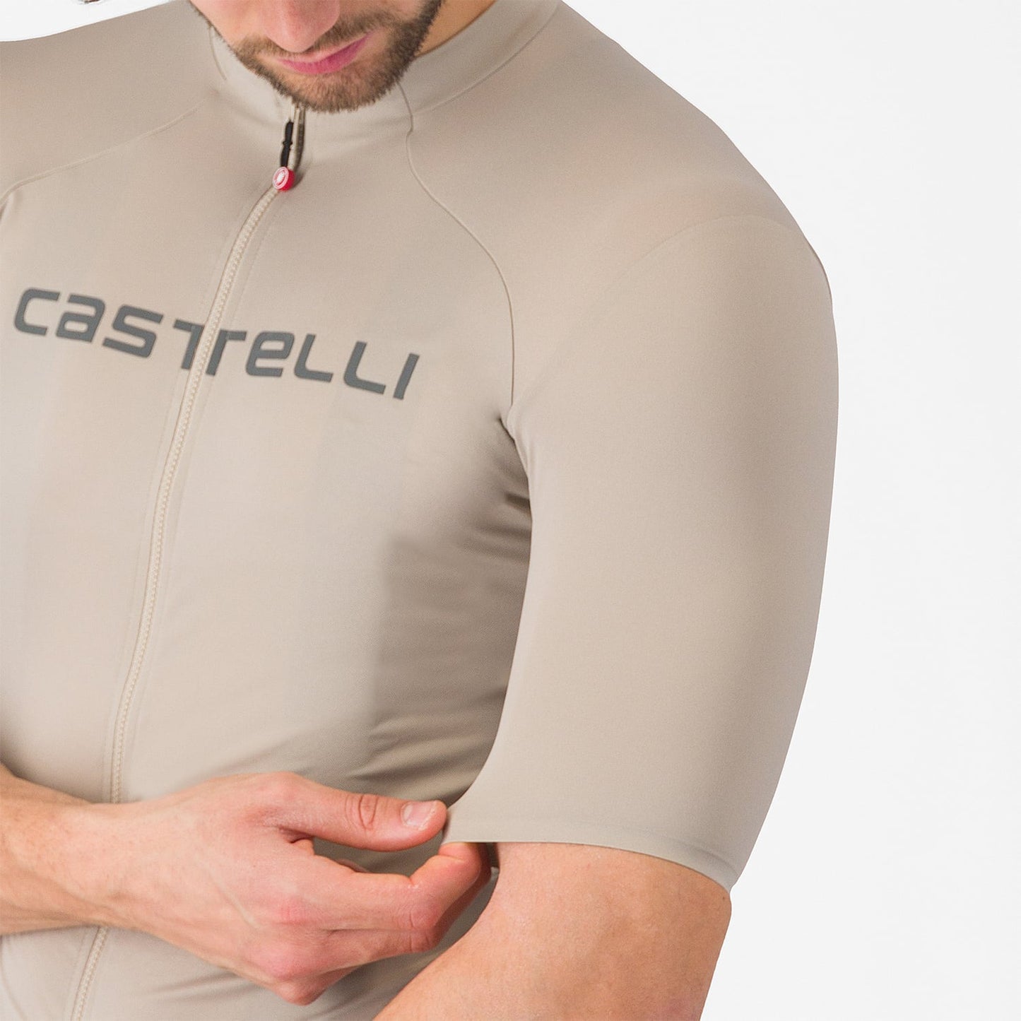 CASTELLI PROLOGO LITE Kortärmad Jersey Beige
