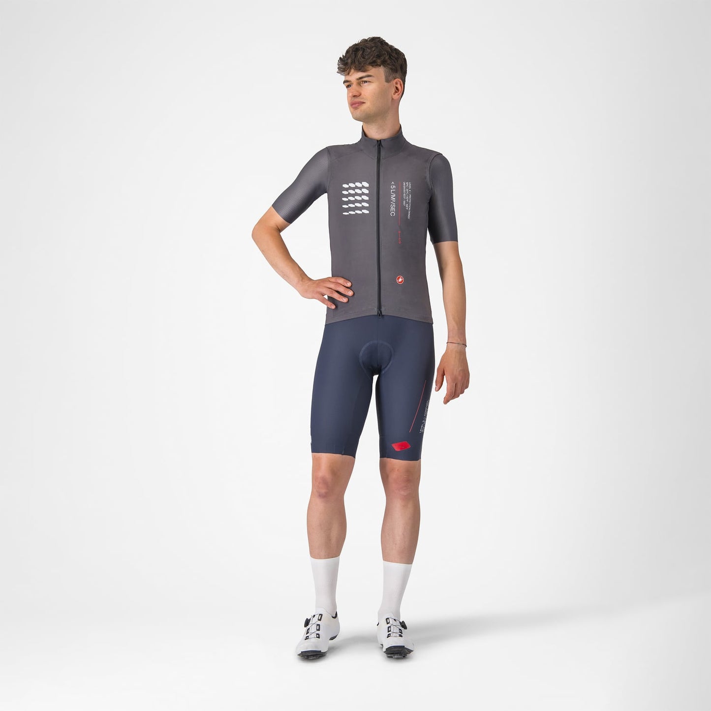ESPRESSO R--A/D Smoke Grey Sleeveless Jacket