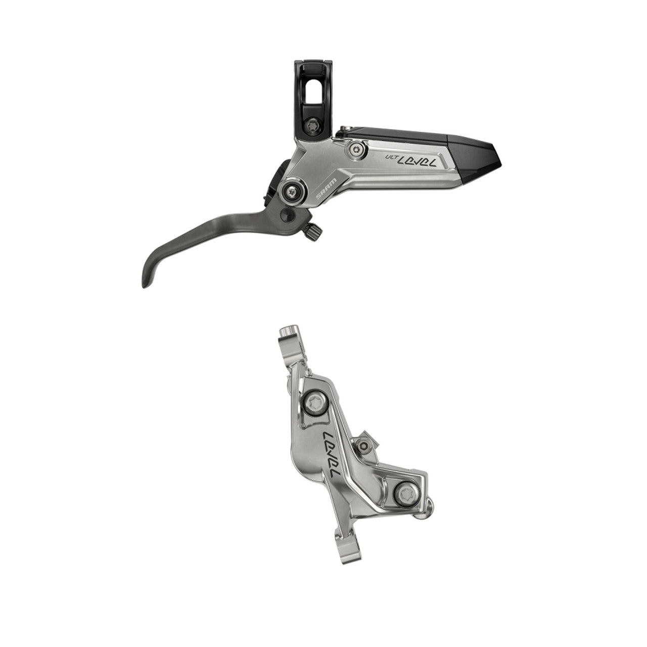 SRAM LEVEL ULTIMATE STEALTH 4-kolvsbakbroms, silver