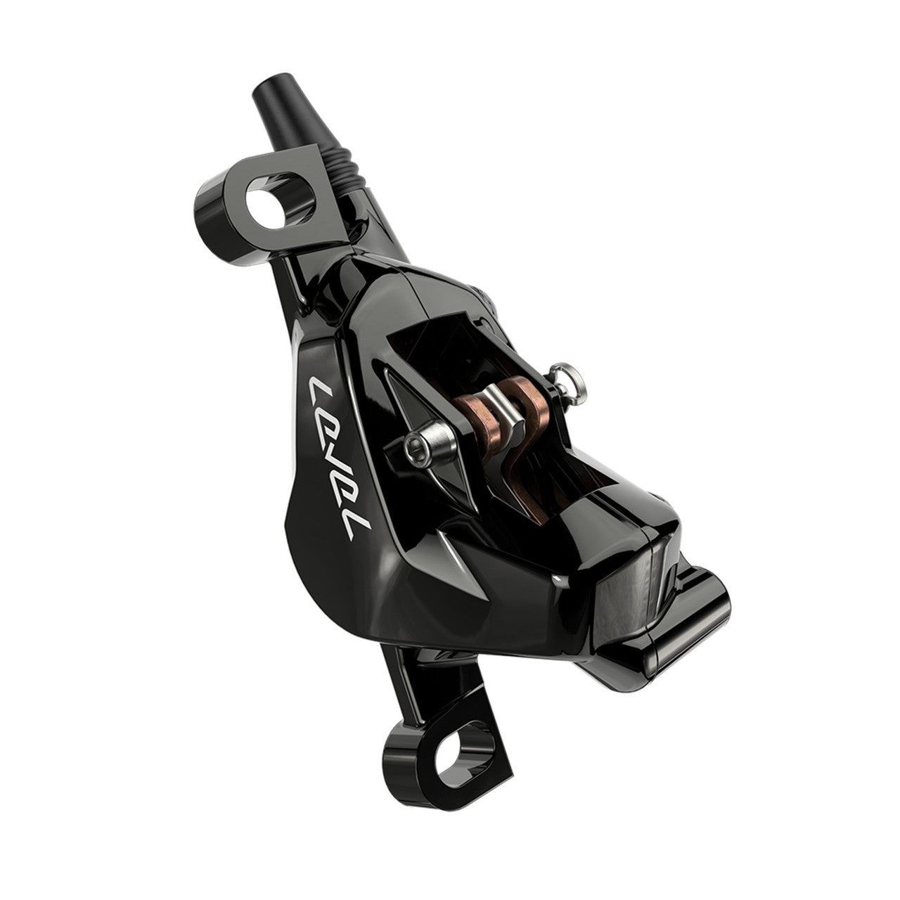 SRAM LEVEL ULTIMATE STEALTH 2-kolvsframbroms i kolfiber Titan-hårdvara Svart