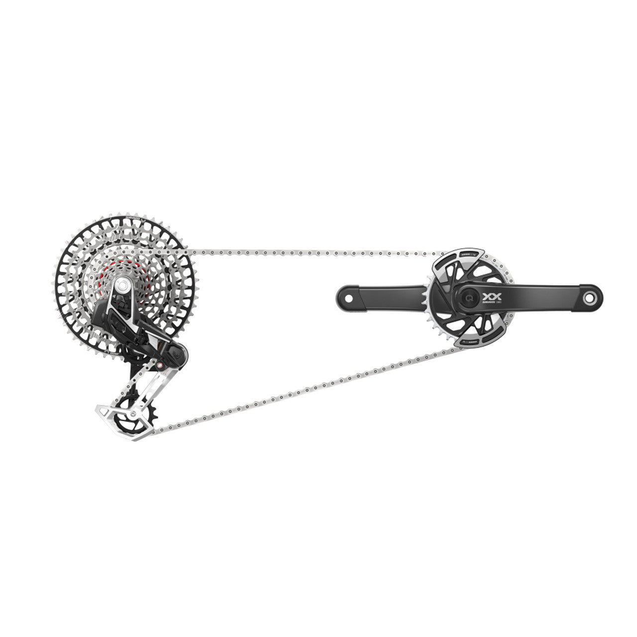SRAM XX EAGLE POWERMETER T-TYPE AXS Q174 DUB WIDE 32 tänder 10/52 Grupp