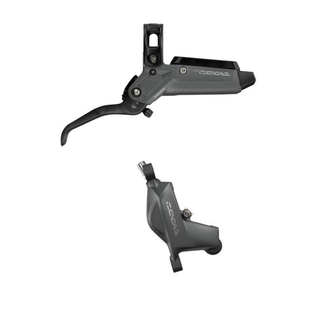 Ett par SRAM CODE BRONZE STEALTH Grey-bromsar