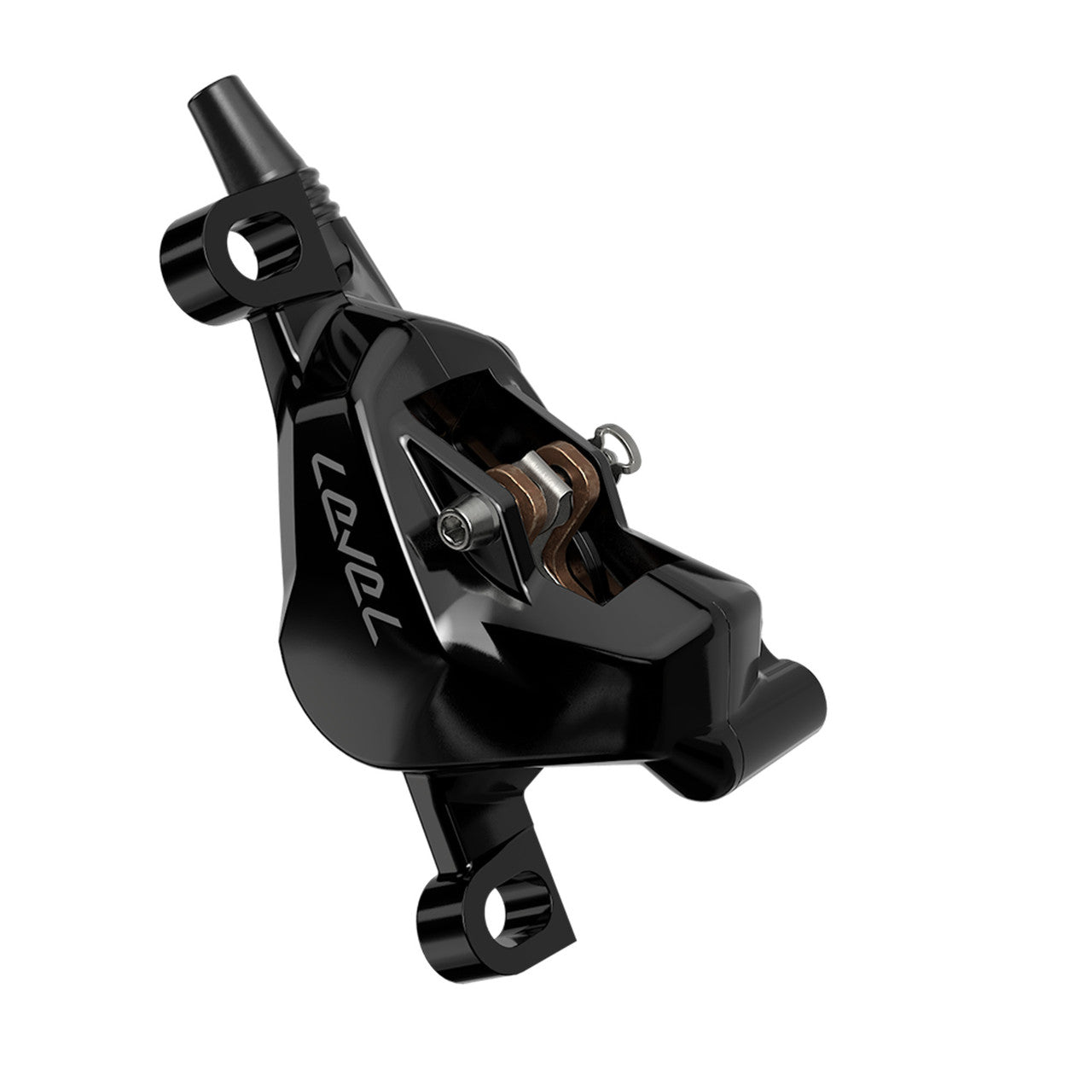 SRAM LEVEL SILVER STEALTH frambroms med 2 kolvar Svart