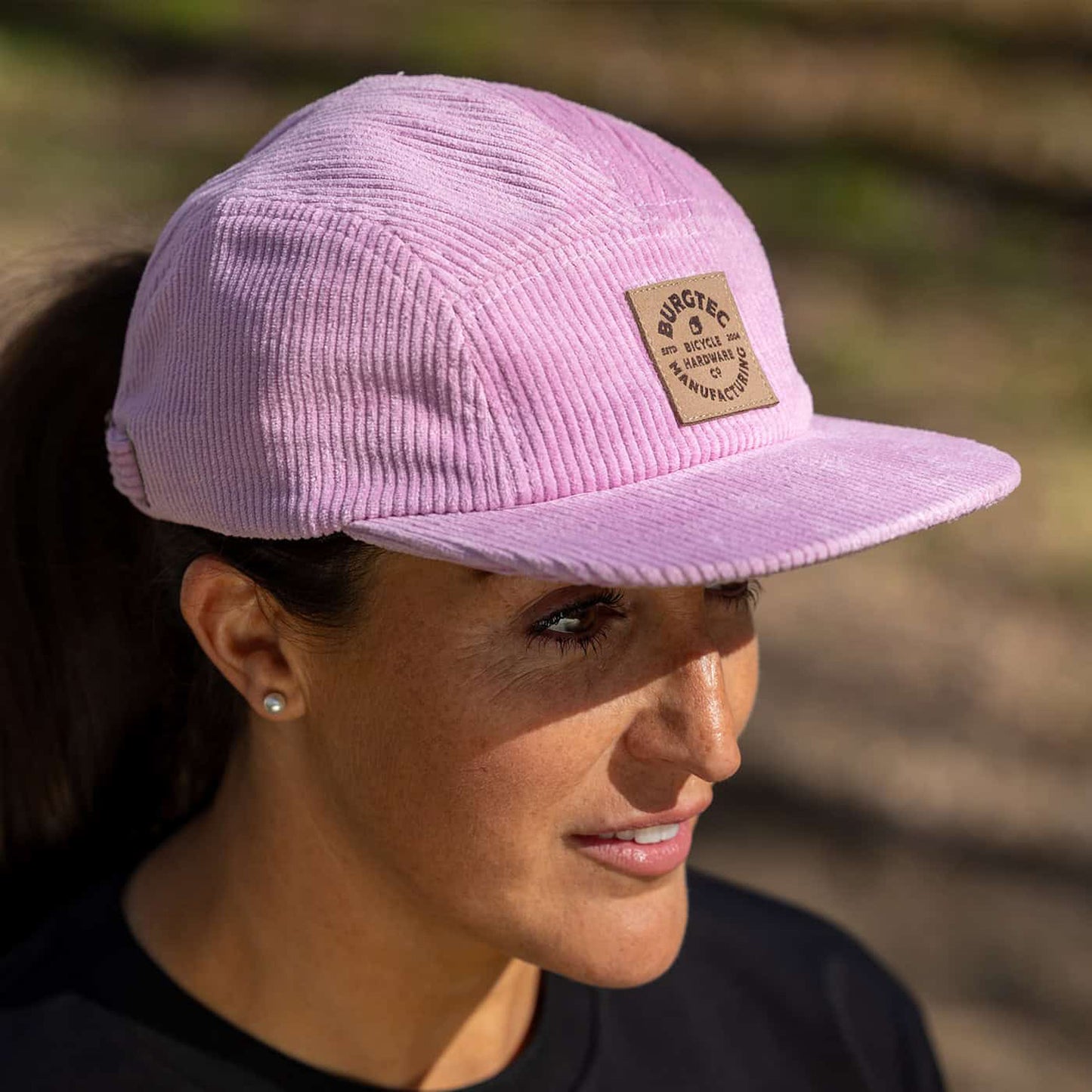BURGTEC BANDIT CORDUROY FIVE PANEL keps ljusrosa
